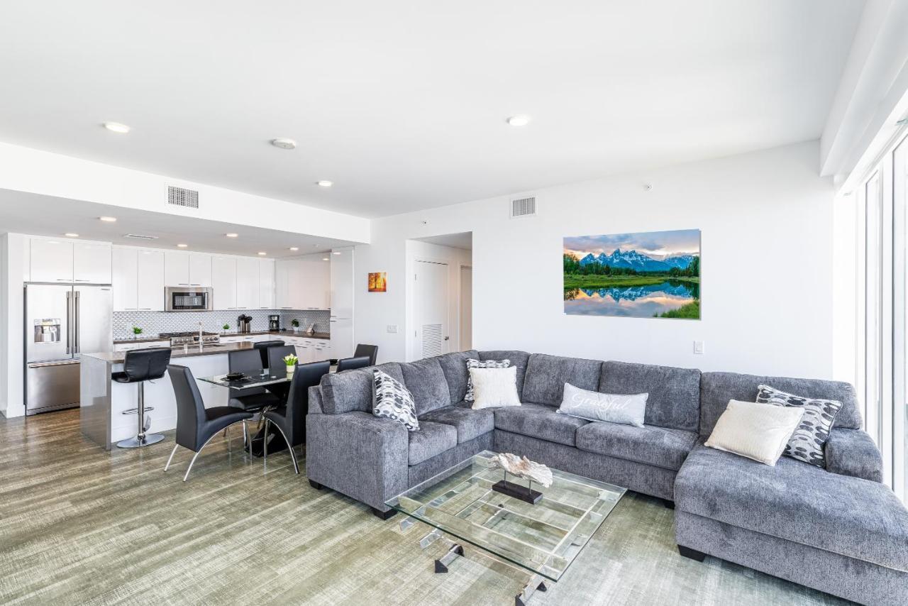 Top Floor High Rise 3 Bed Dtla Skyscraper Penthouse Los Angeles Bagian luar foto