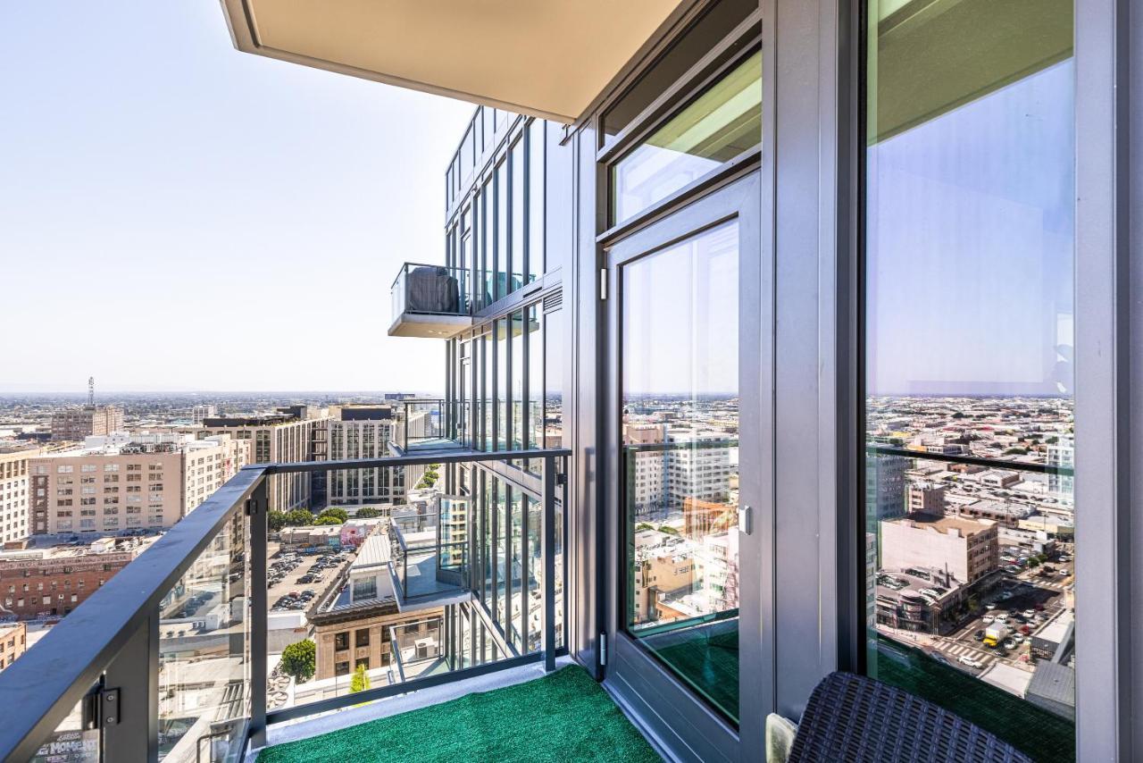 Top Floor High Rise 3 Bed Dtla Skyscraper Penthouse Los Angeles Bagian luar foto