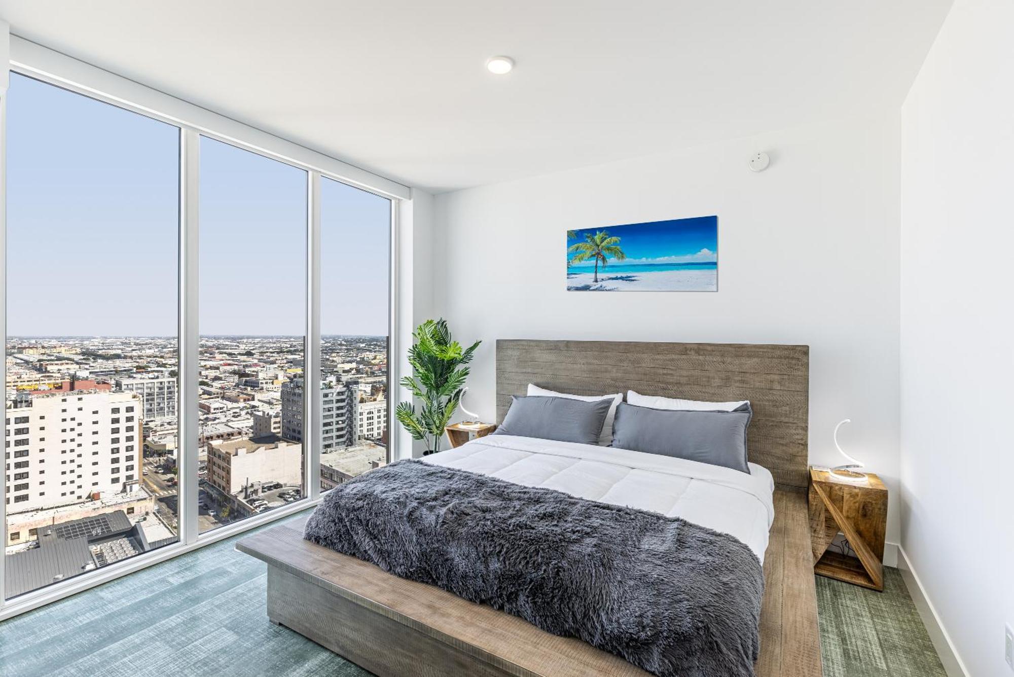 Top Floor High Rise 3 Bed Dtla Skyscraper Penthouse Los Angeles Bagian luar foto