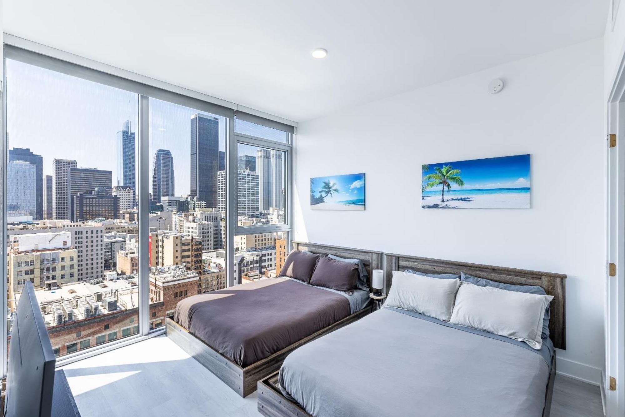 Top Floor High Rise 3 Bed Dtla Skyscraper Penthouse Los Angeles Bagian luar foto